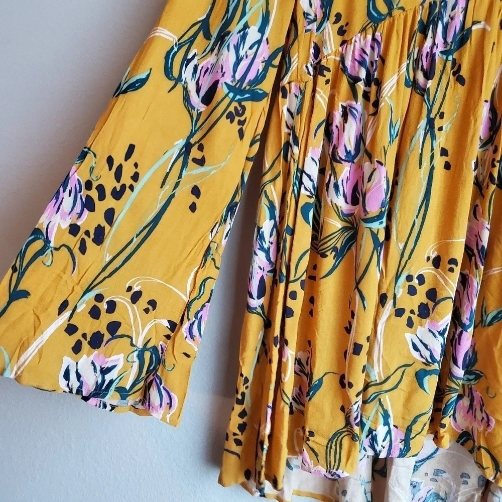 Free People Bella Printed Tunic size S NWT